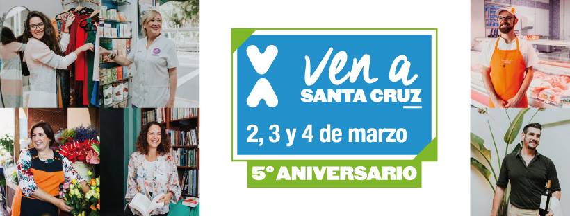 La capital celebra el quinto aniversario de ‘Ven a Santa Cruz’ durante tres días