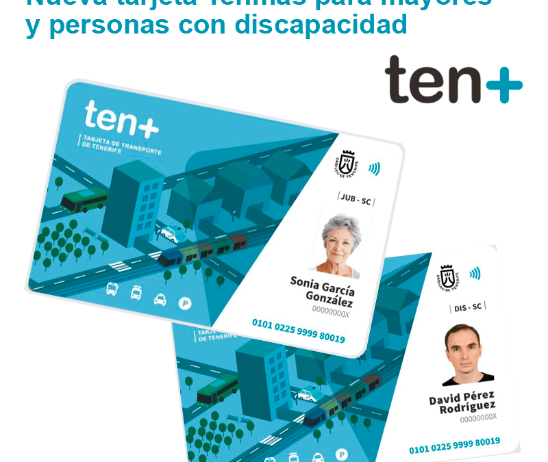 La tarjeta ‘Tenmas’ bonifica el transporte urbano a mayores y personas con dispacadidad