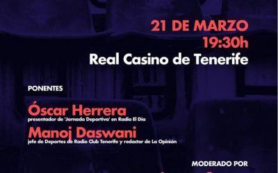 El Real Casino de Tenerife reunirá a varios periodistas deportivos para debatir sobre fútbol y la situación del CD Tenerife