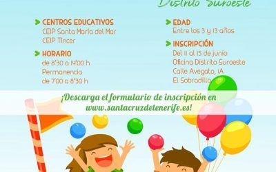 Abierta la inscripción para los talleres de verano del distrito Suroeste