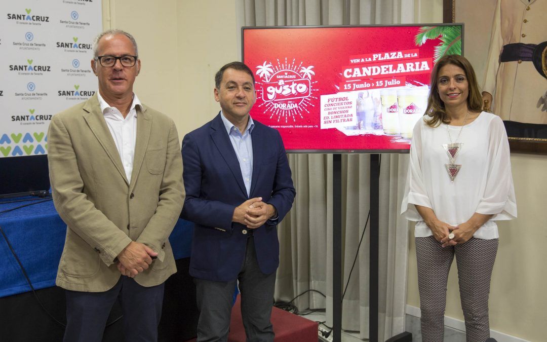 El Ayuntamiento y Dorada invitan a disfrutar del Mundial y un amplio programa de actividades en la Plaza de la Candelaria
