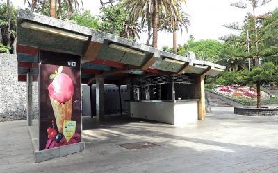 El quiosco del Reloj de Flores cierra temporalmente por trabajos de mejora