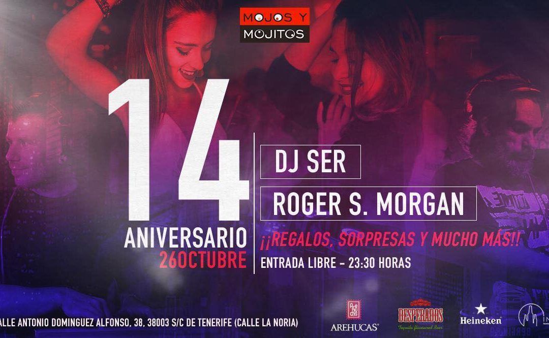 Mojos y Mojitos ya tiene preparada la fiesta de su 14 aniversario