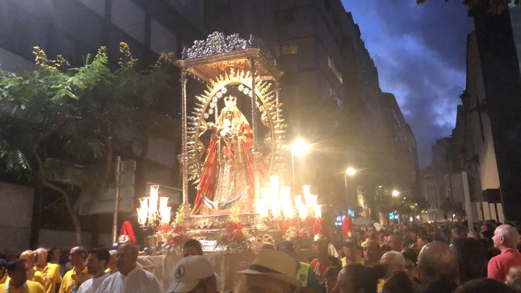 Así afectará al tráfico de la capital el traslado de la Virgen de Candelaria a La Laguna