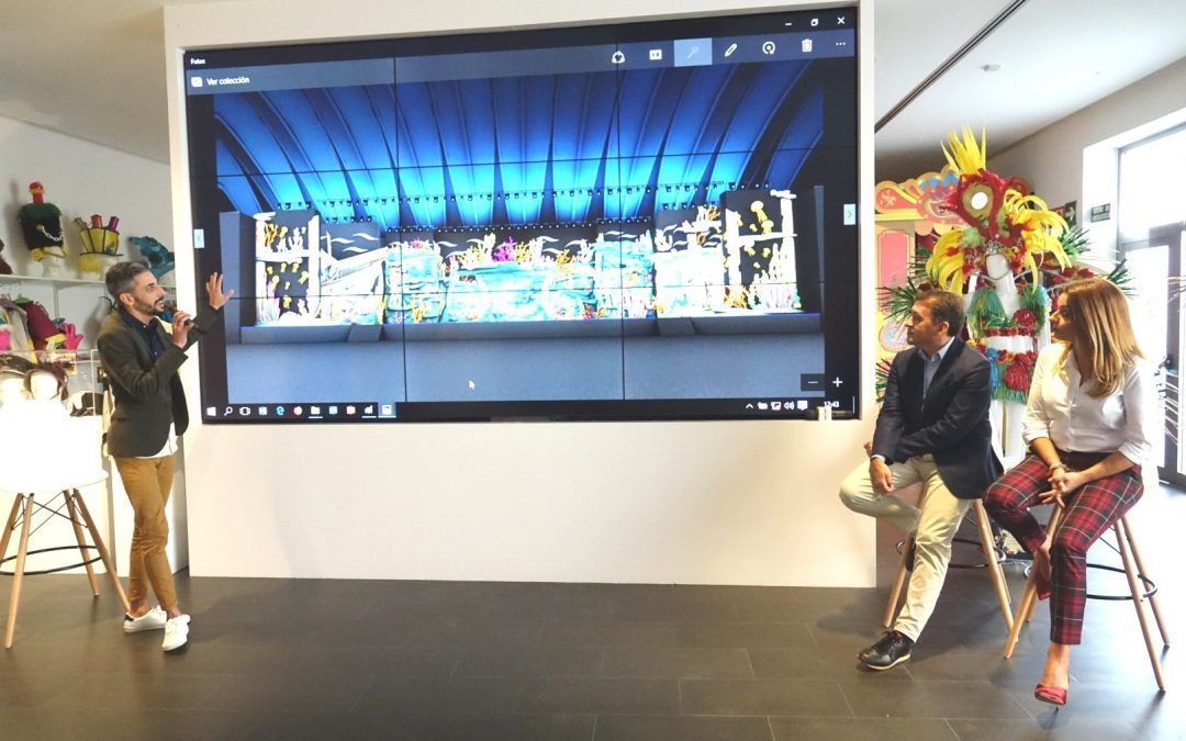El escenario del Carnaval recreará un paisaje submarino realzado con técnicas digitales