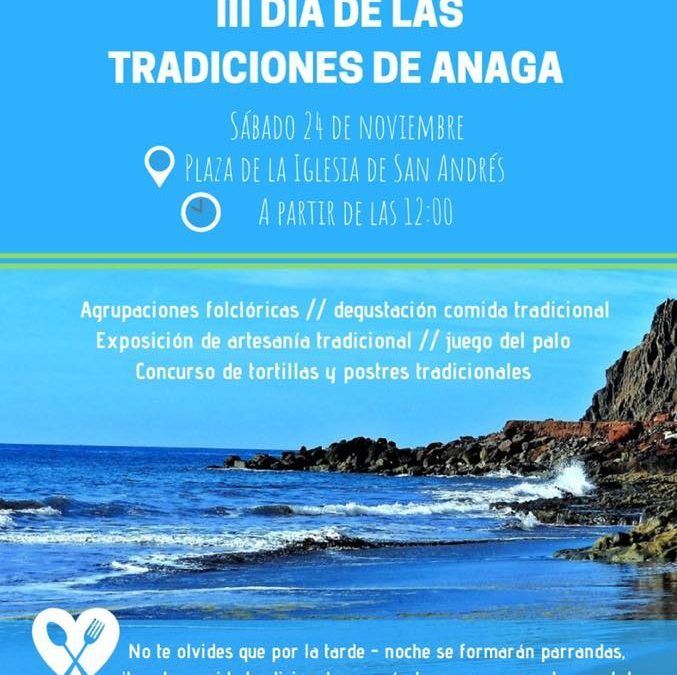 El Ayuntamiento organiza este sábado el tercer Día de las Tradiciones de Anaga