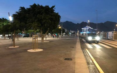 Reabierto a la circulación el carril de superficie a la altura de la plaza de España
