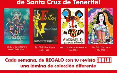 La revista ¡Hola! regalará cada semana una lámina de los carteles más emblemáticos del Carnaval