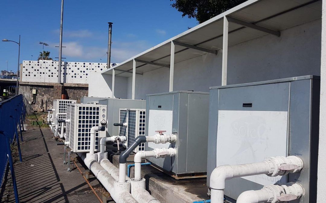La piscina Acidalio Lorenzo estrena sus nuevas bombas de climatización de agua