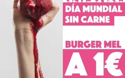 Burger Mel celebrará el Día Mundial Sin Carne ofreciendo su famosa hamburguesa vegetal a 1 euro