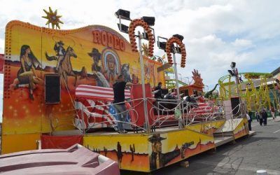 Una pérdida de fluido en una atracción de la feria causa un incidente sin consecuencias