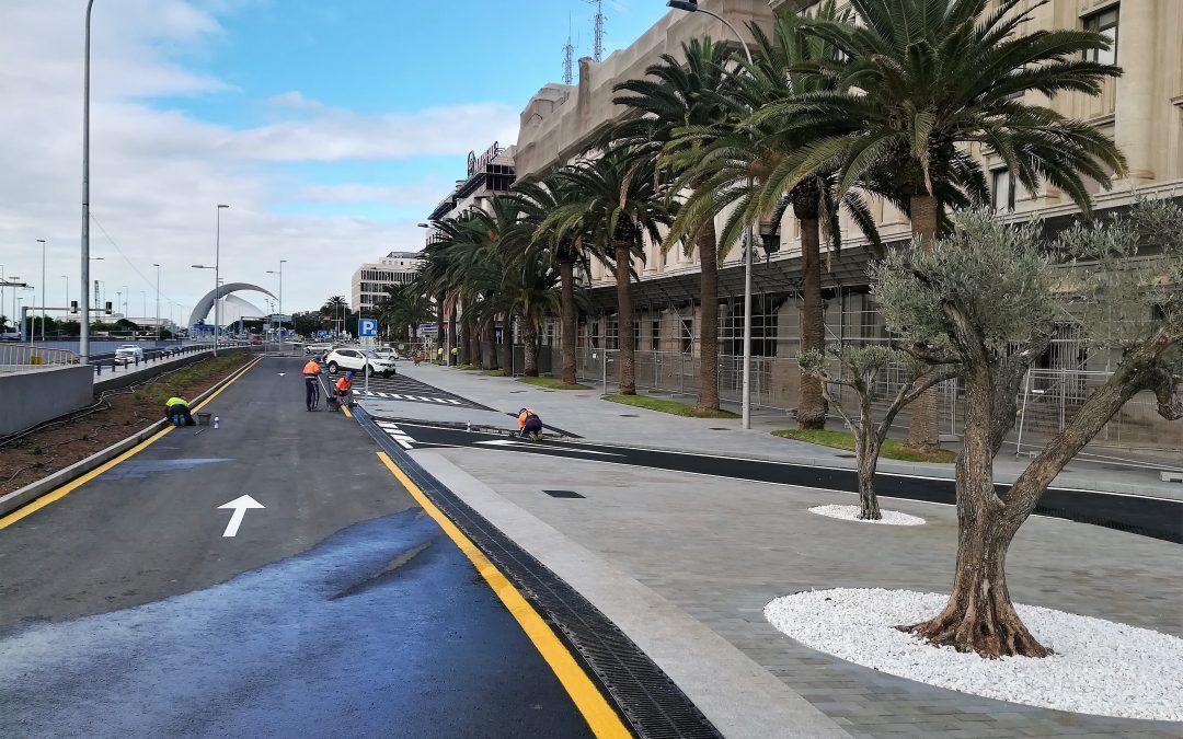 El próximo viernes se abrirá al tráfico el tramo remodelado de la avenida Marítima