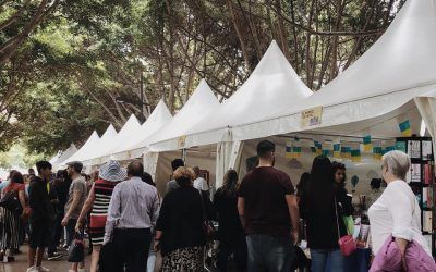Julia Navarro, Elisabet Benavent, González-Sinde y Patricio Pron en la XXXI edición de la Feria del Libro de Santa Cruz de Tenerife