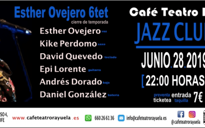 Esther Ovejero cierra la temporada de jazz del Café Teatro Rayuela