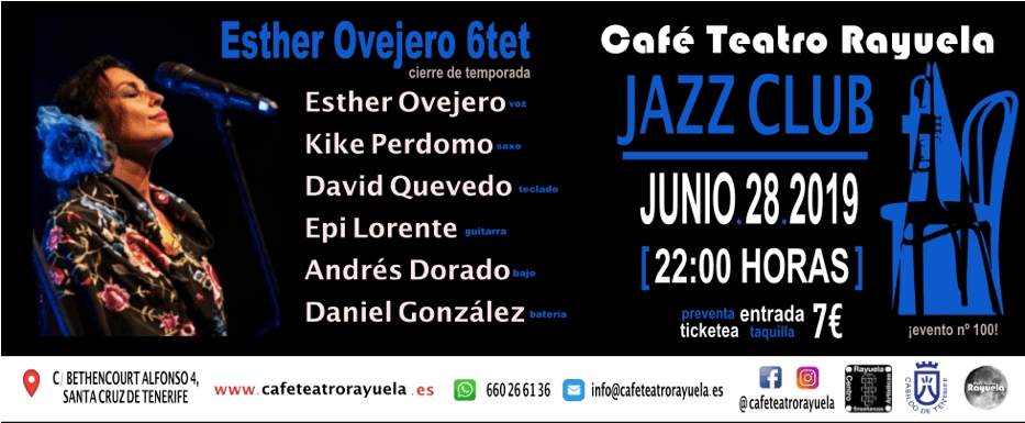 Esther Ovejero cierra la temporada de jazz del Café Teatro Rayuela