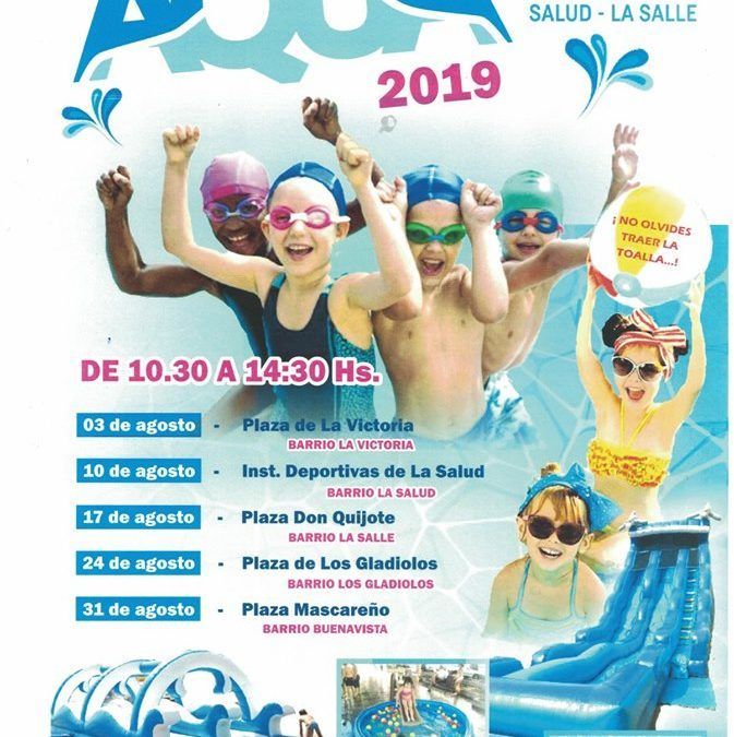 La “Fiesta Aqua 2019” recorrerá los barrios del Distrito Salud-La Salle