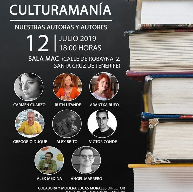 Culturamanía organiza su Primer Encuentro Literario en la Sala MAC de Santa Cruz de Tenerife