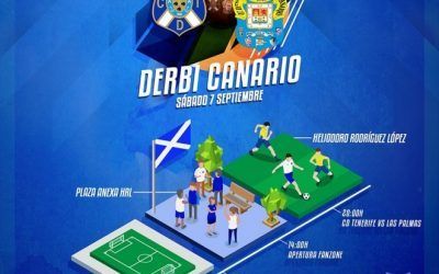 Un programa de actividades precederá el derbi canario desde las 10 horas del sábado