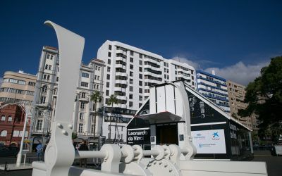La Avenida Anaga alberga hasta el 31 de enero una exposición de Leonardo da Vinci