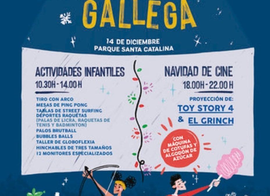 El Ayuntamiento de Santa Cruz organiza “Ande, ande, ande todos a La Gallega”, un sábado lleno de juegos, cine y diversión