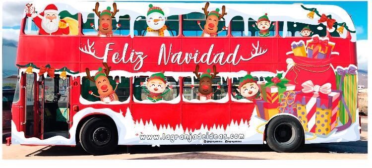 Papá Noel se acercará a los barrios gracias a “La Guagua Navideña”