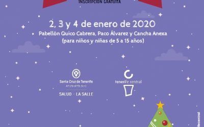 El Ayuntamiento de Santa Cruz y el CB Tenerife Central ofrecen el único Campus de Baloncesto gratuito en Navidad