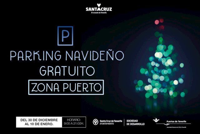 La ciudad contará con una zona de aparcamiento gratuito en el Puerto hasta el 10 de enero