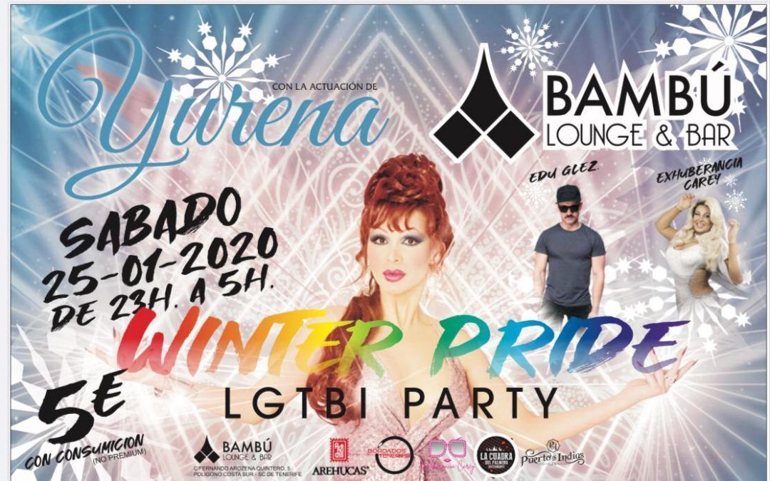 Yurena será la invitada de la Winter Pride de Bambú Lounge Bar