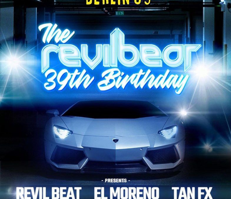 Berlín 89 albergará este sábado la Revil Beat Birthday Party