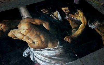 El Ayuntamiento abre una vía para colaborar con el artista efímero Freddy Chalk