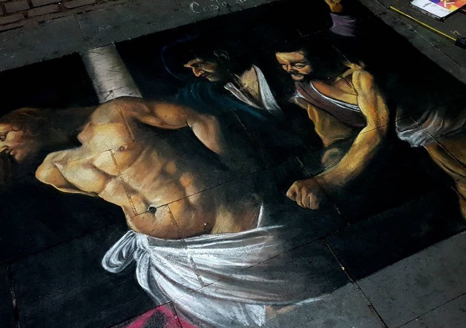 El Ayuntamiento abre una vía para colaborar con el artista efímero Freddy Chalk