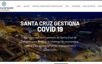 Santa Cruz estrena web con información sobre trámites y ayudas económicas para paliar los efectos del COVID-19