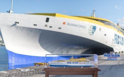 Fred Olsen Express cubrirá la ruta Tenerife-Gran Canaria con el trimarán más moderno y rápido del mundo