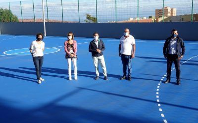 El Ayuntamiento pone en funcionamiento la rehabilitada cancha deportiva de Vistabella