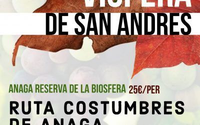 Anaga Experience propone una ruta de costumbres de la comarca para la Víspera de San Andrés