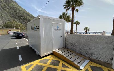 Santa Cruz retorna a Las Teresitas el vestidor para los usuarios de la asistencia al baño
