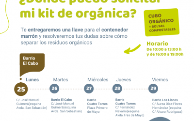 Santa Cruz entregará un kit para participar en la recogida separada de residuos orgánico